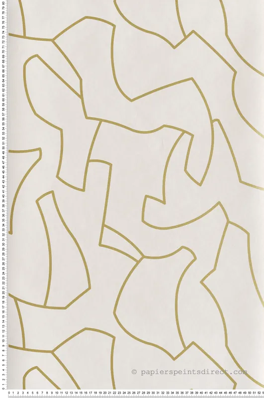 Meilleur Prix Papier peint Puzzle Maze doré - Color Game de Casadéco Réf. GAME200617070