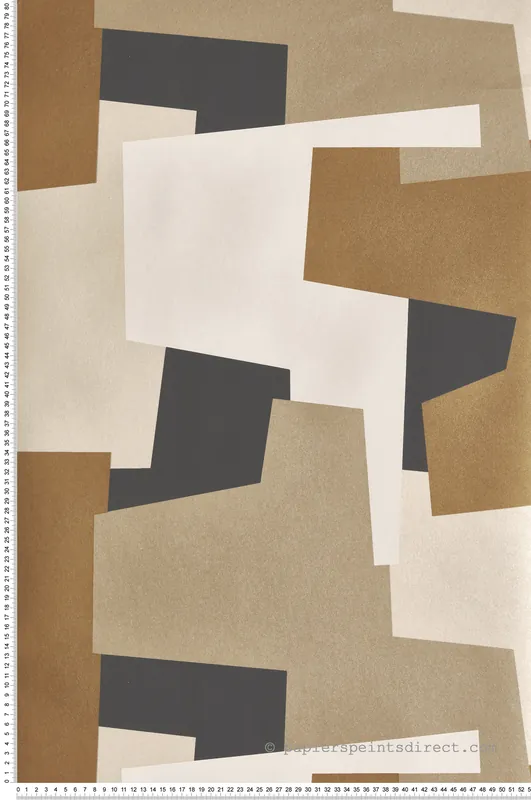 Haute Qualité Papier peint Forme Graphique anthracite métallisé - Color Game de Casadéco Réf. GAME200602992