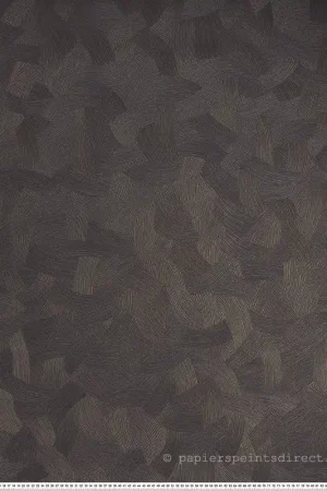 Papier peint Mouvement Graphique Bérénice bleu marine doré - Magnitude de Casamance Réf. CAS-76662752 Meilleur Choix