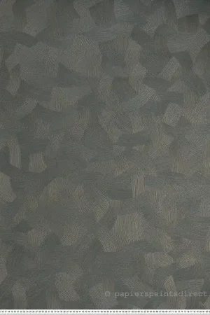 Prix Promo Papier peint Mouvement Graphique Bérénice vert émeraude doré - Magnitude de Casamance Réf. CAS-76662446