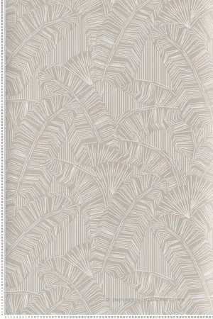 Promotion Saisonnière Papier peint Feuille Graphique Solana lin - Amani de Masureel Réf. MAS-AMA401