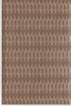 Haute Qualité Papier peint Ethnique Bolga marron glacé - Amani de Masureel Réf. MAS-AMA203