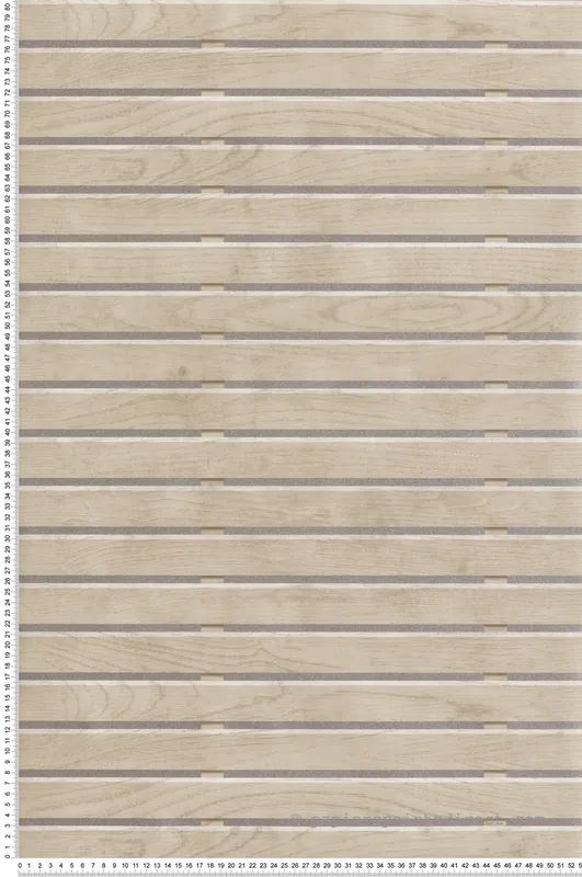 Papier Peint Tasseau Métallisé Horizontal beige - Artifice d‘Ugépa Réf. UGP-M80607 Expédition Rapide