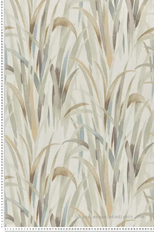 Papier peint Herbe Champs vert pâle beige - Jaipur de Montecolino Réf. MC-26405 Réduction