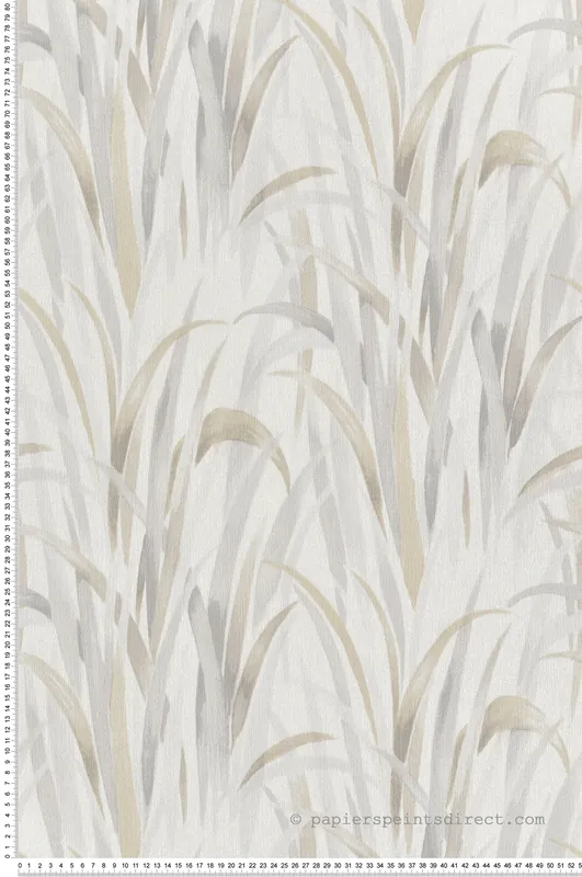 Papier peint Herbe Champs gris beige - Jaipur de Montecolino Réf. MC-26400 Commander Vite