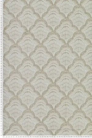 Bon Plan Papier peint Marin Calico Shell beige - V&A Decorative Papers II d‘Initiales Réf. INI-2412-179-01
