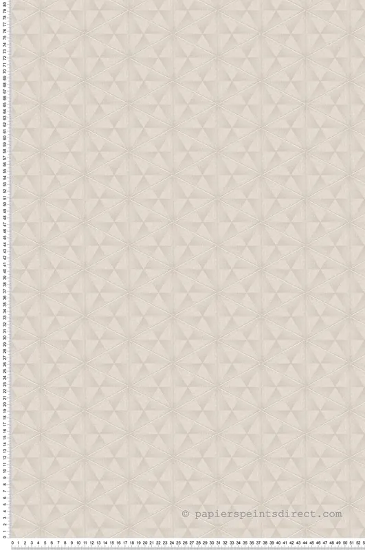 Commande En Gros Papier peint Triangle Fibre d‘Or beige - Abaca de Lutèce Réf. LTC-51232907