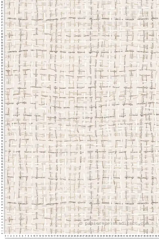 Dernier Modèle Papier peint Tissage Relief Rabane lin - Abaca de Lutèce Réf. LTC-51232707