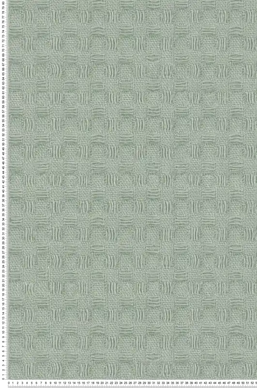 Vente Flash Papier peint Illusion 3D Boutis vert - Abaca de Lutèce Réf. LTC-51232404