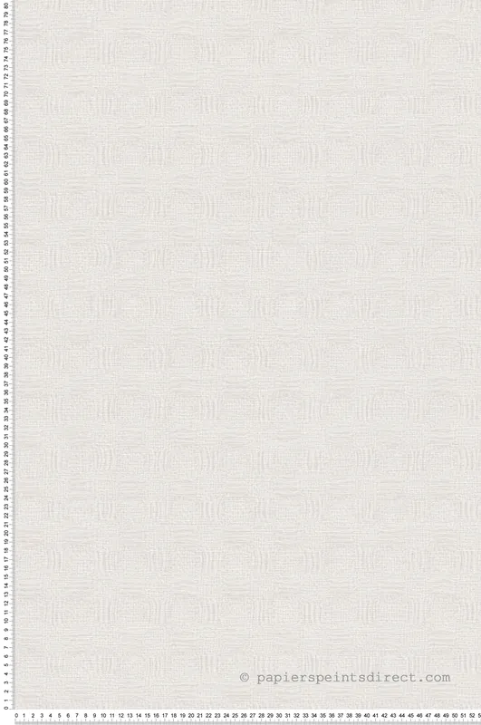 Prix Cassé Papier peint Illusion 3D Boutis blanc grisé - Abaca de Lutèce Réf. LTC-51232400