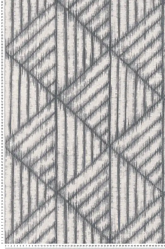 Acheter Direct Papier peint Géométrie Nature Normade gris graphite - Abaca de Lutèce Réf. LTC-51232309