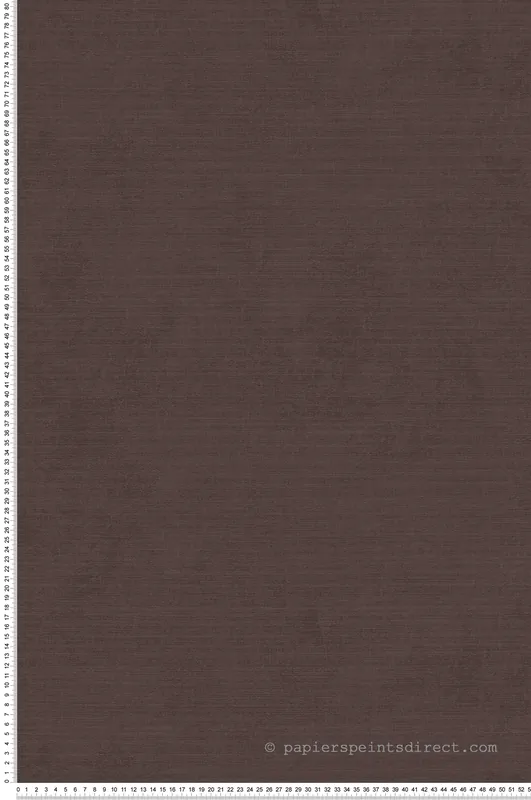 Papier peint Uni Effet Craft chocolat - Abaca de Lutèce Réf. LTC-51233128 Offre Du Jour
