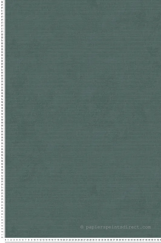 Remise Papier peint Uni Effet Craft vert sapin - Abaca de Lutèce Réf. LTC-51233124