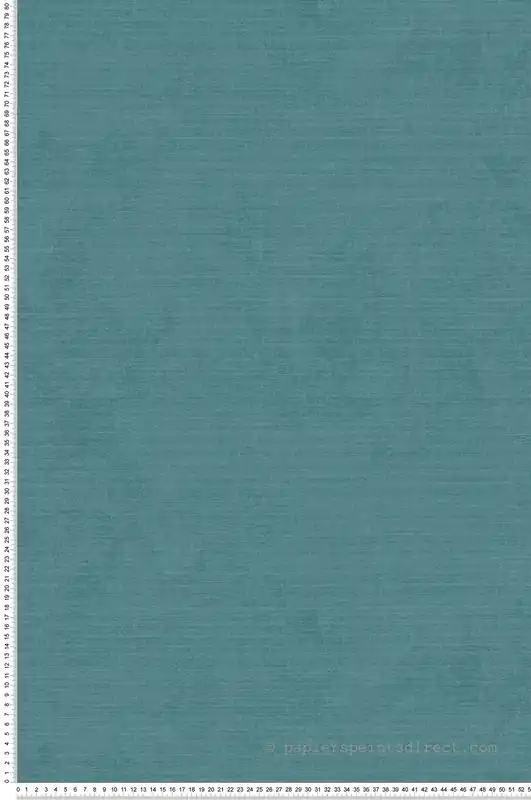 Bon Plan Papier peint Uni Effet Craft bleu lagon - Abaca de Lutèce Réf. LTC-51233101