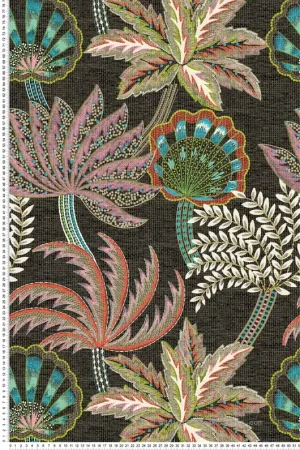 Offre Limitée Papier peint Palmier Tropicale Ravenala multicolore marron - Irisa d‘Osborne & Little Réf. OSB-W7857-04