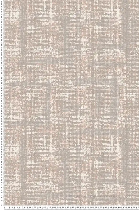 Satisfait Ou Remboursé Papier peint Lamba Effet Toile rose gris - Fidji de Lutèce Réf. LTC-8510-3