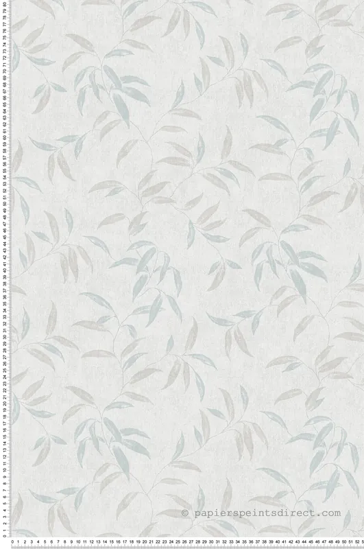 Achetez Aujourd'hui Papier peint Branchage Feuille turquoise - Fidji de Lutèce Réf. LTC-8504-3