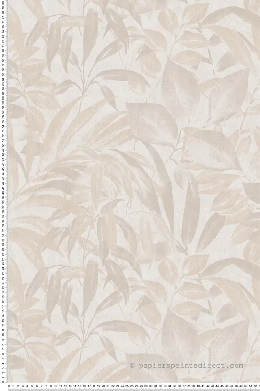 Papier peint Feuillage Abondant beige - Fidji de Lutèce Réf. LTC-8503-2 Dernière Chance