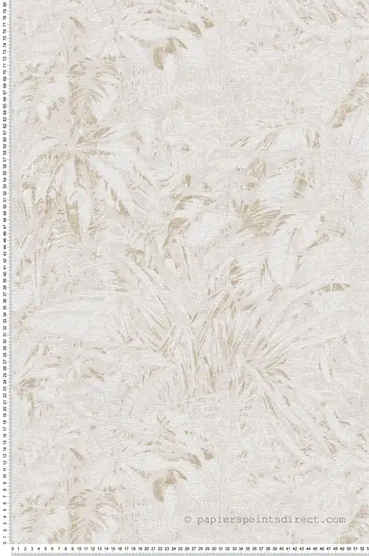 Commande En Gros Papier peint Feuillage Discret Nature lin doré - Smart Surfaces d‘A.S. Création Réf. AS-395601
