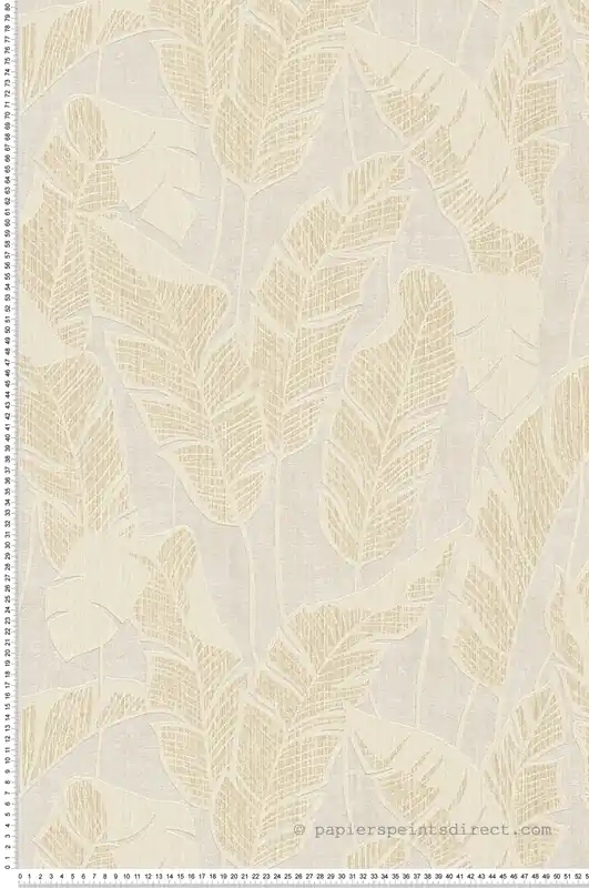 Meilleur Prix Papier peint Palme Tabasco écru beige - Jade 2 d‘A.S. Création Réf. AS-395025