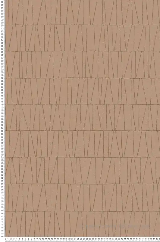 Jusqu'à Épuisement Des Stocks Papier peint Géométrie Tracé vieux rose or cuivré - Jade 2 d‘A.S. Création Réf. AS-395065