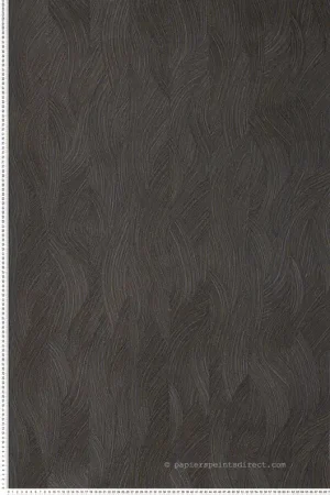 Papier peint Végétaux Vague Jassine encre camel - Terra Rossa de Casamance Réf. CAS-76221426 Pas Cher