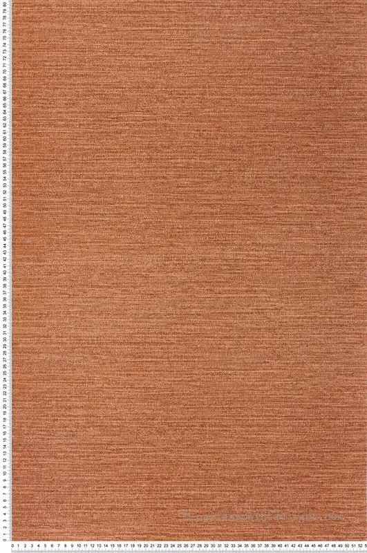 Meilleur Prix Papier peint Faux Uni Tissage Occitan terre de sienne - Terra Rossa de Casamance Réf. CAS-76233262