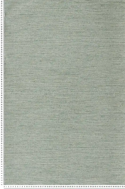Jusqu'à Épuisement Des Stocks Papier peint Faux Uni Tissage Occitan sauge - Terra Rossa de Casamance Réf. CAS-76232650