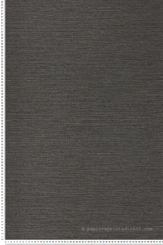 Vente Directe Papier peint Faux Uni Tissage Occitan ébène - Terra Rossa de Casamance Réf. CAS-76232242