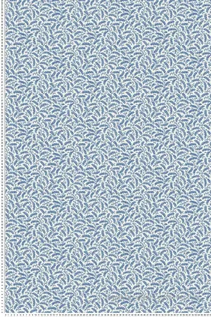 Nouveauté Papier peint Branche de Baies Liberty Cosette bleu - French Country d‘Initiales Réf. INI-FC62212