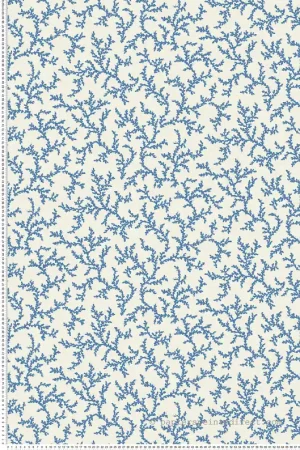 Achetez Aujourd'hui Papier peint Corail Branche bleu écru - French Country d‘Initiales Réf. INI-FC62102