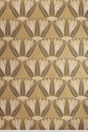 Papier peint Palmette Castalia doré - Bord Du Nil de Casamance Réf. CAS-76161834 Offre Limitée