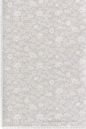 Papier peint Pivoine Spring Flowers French Grey - National Trust Papers 4 de Little Greene Réf. 0267SPFRENC Dernier Modèle