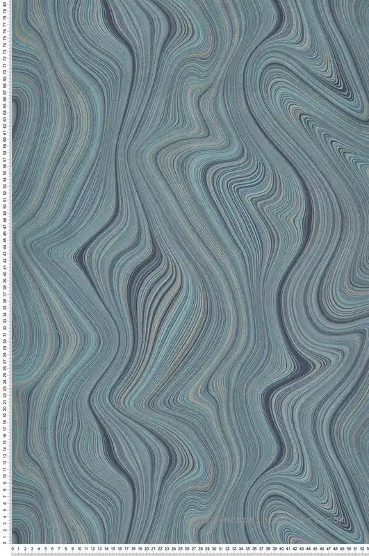 Petit Prix Papier peint Pierre Précieuse bleu turquoise doré - Boca Chica de Montecolino Réf. MC-SO27051