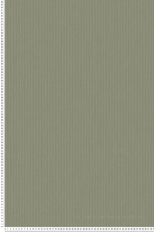 Certifié Papier peint Fines Rayures Papier Kraft vert sapin - Papercraft de Casadéco Réf. PAPC89657507