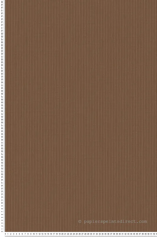 Remise Papier peint Fines Rayures Papier Kraft cacao - Papercraft de Casadéco Réf. PAPC89652552