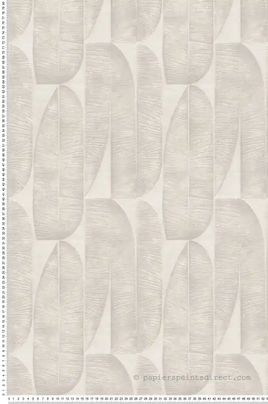 Haute Qualité Papier peint Grandes Palmes Géométriques beige - Stories of Life d‘A.S. Création Réf. AS-396581