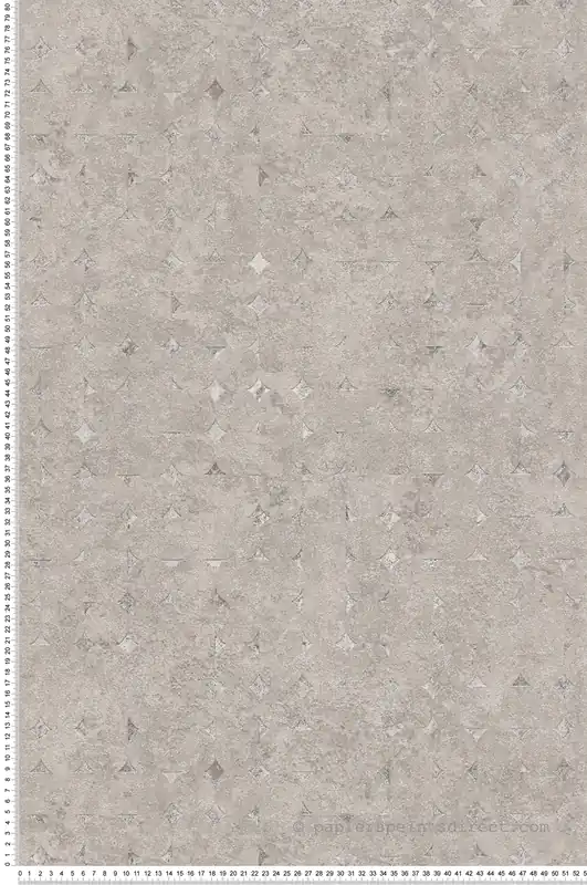 Nouveauté Papier peint Mosaîque Arrondie taupe argenté - Stories of Life d‘A.S. Création Réf. AS-396562