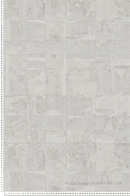 Réduction Papier peint Dalle Béton Géométrique gris argenté - Stories of Life d‘A.S. Création Réf. AS-396713