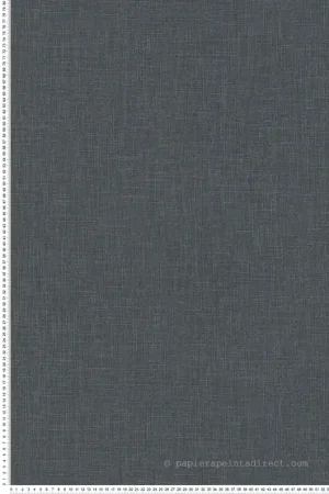 Promotion Saisonnière Papier peint Uni Tissé Délicat gris anthracite - Stories of Life d‘A.S. Création Réf. AS-396524