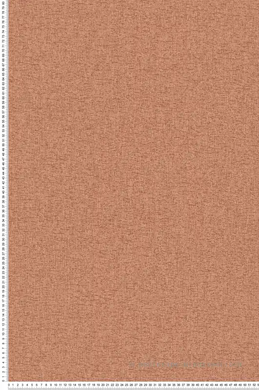 Dernier Modèle Papier peint Faux Uni Tissu Chiné terracotta - Famous Garden d‘A.S. Création Réf. AS-393541