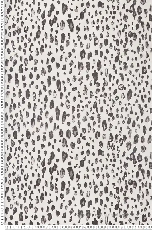 Papier peint Léopard Peau Tachetée noir blanc - Sauvage 2 de Lutèce Réf. LTC-G67762 Prix Bas