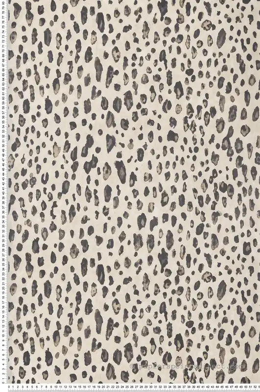 Prix Cassé Papier peint Léopard Peau Tachetée noir beige - Sauvage 2 de Lutèce Réf. LTC-G67761