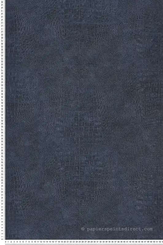 Livraison Express Papier peint Crocodile Imprimé Réaliste bleu - Sauvage 2 de Lutèce Réf. LTC-G67507