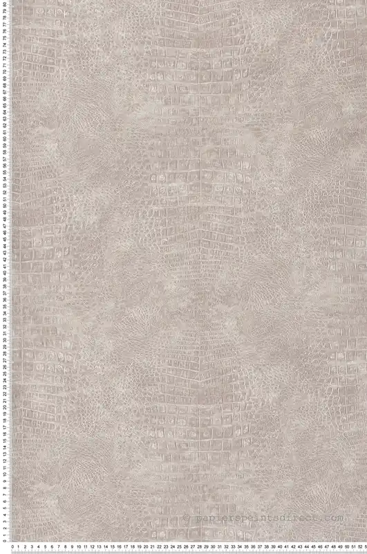 Offre Du Jour Papier peint Crocodile Imprimé Réaliste grège - Sauvage 2 de Lutèce Réf. LTC-G67502