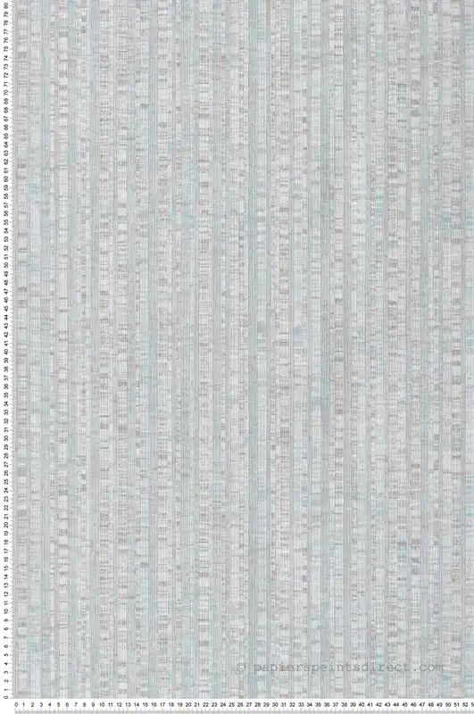 Dernier Modèle Papier peint Rayure Bengale Naturel bleu clair - Sauvage 2 de Lutèce Réf. LTC-G67767