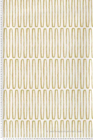 Papier peint Zig Zag Lars ocre - Delicatesse de Lutèce Réf. LTC-FD26500 Prix Réduit
