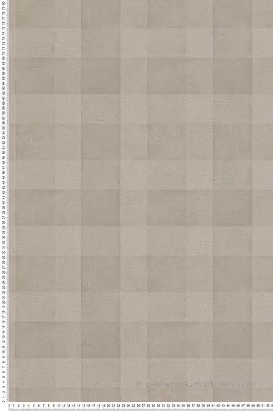 Offre Du Jour Papier peint Vichy Carreaux Toile marron - Natural Living d‘A.S. Création Réf. AS-386641