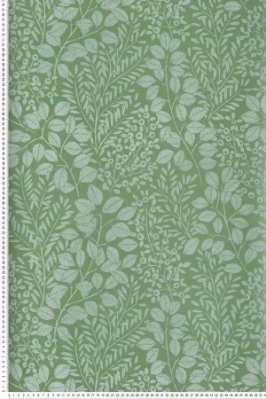 Papier peint Empreinte Végétale Elin vert - Delicatesse de Lutèce Réf. LTC-FD26515 Réduction