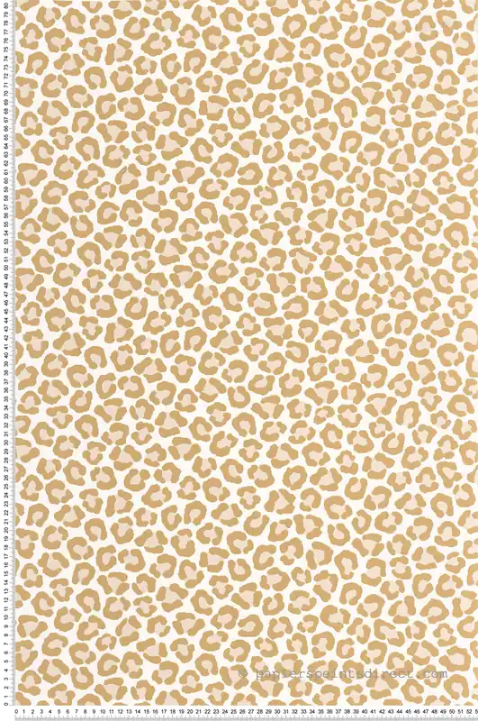 Jusqu'à Épuisement Des Stocks Papier peint Imprimé Léopard Sumatra beige - Stay Wild de Casélio Réf. WILD104940203